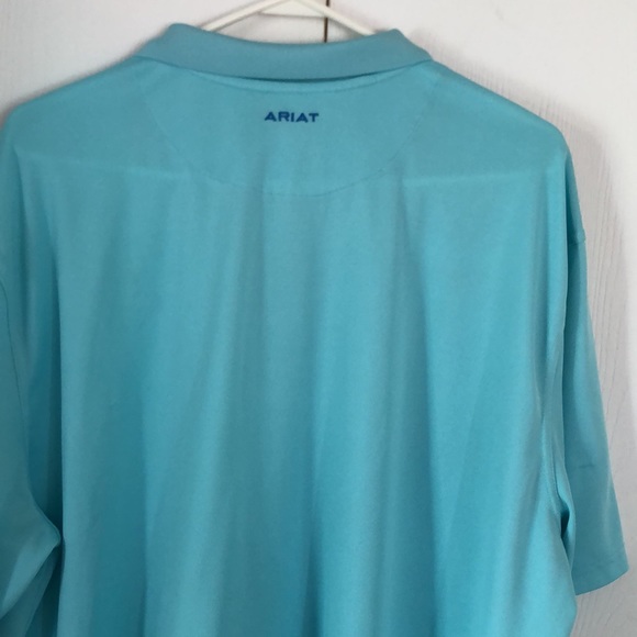 Men’s collar Ariat heat series short sleeve spring collar shirt - Picture 10 of 17